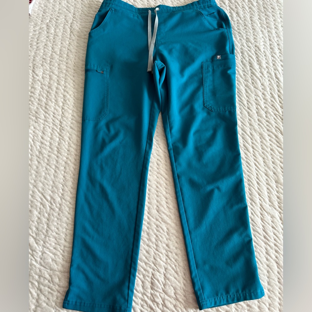Figs Women's Teal Scrub Pants